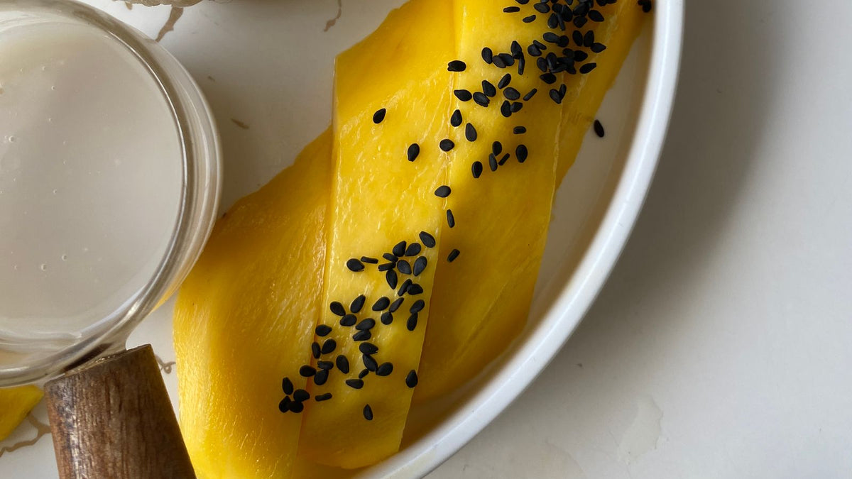 Mango, kokosová rýže a kokosové mléko jako inspirace sladkých gourmand vůní