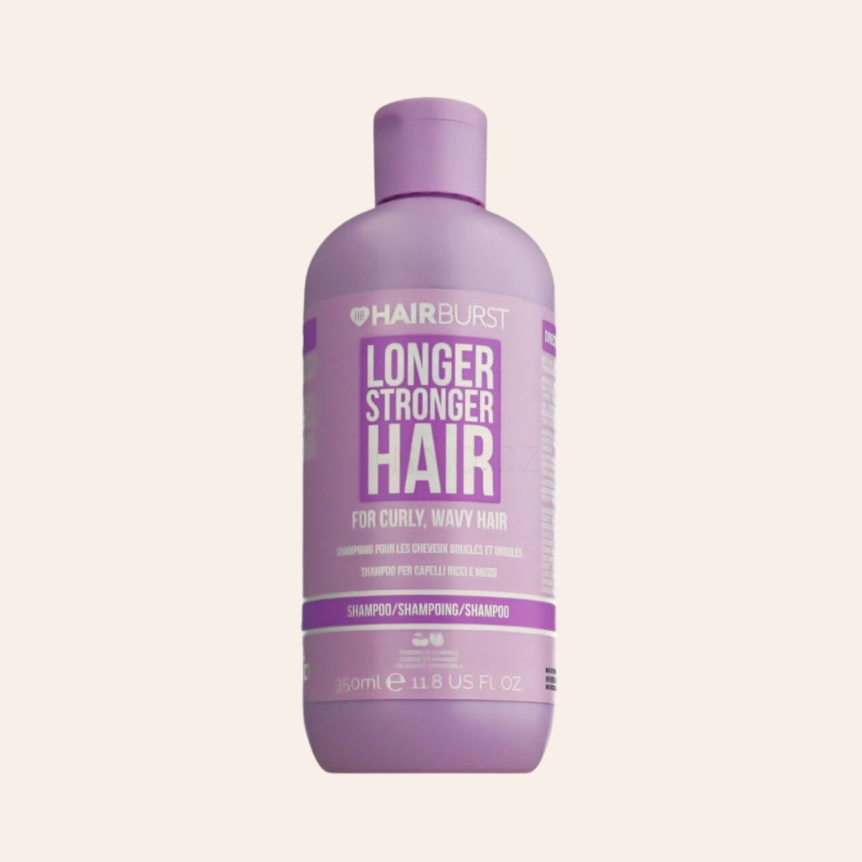 HairBurst Länger Stärker Haar Shampoo Für Lockiges, Welliges Haar 350 ml