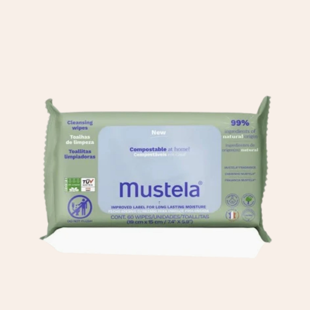 Mustela Bébé Reinigungstücher 60 ml