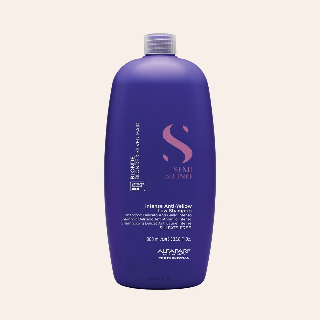 ALFAPARF MILANO Semi Di Lino Blonde Intense Anti-Gelb Low Shampoo 1000 ml