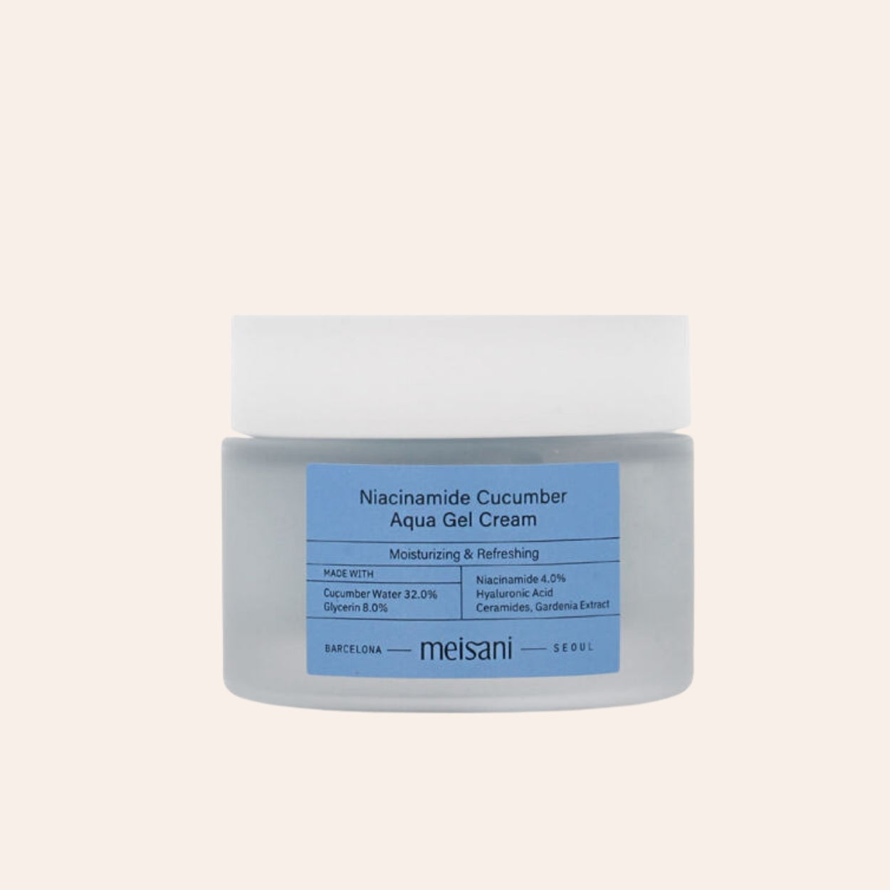 Meisani Niacinamide Gurken Aqua Gel Creme 50 ml