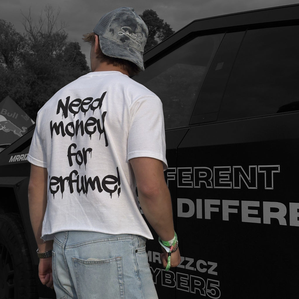 "BRAUCHE GELD FÜR PARFUM!" T-SHIRT