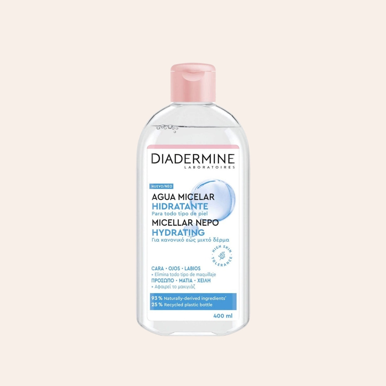 Diadermine Feuchtigkeitsspendendes Mizellenwasser 400 ml