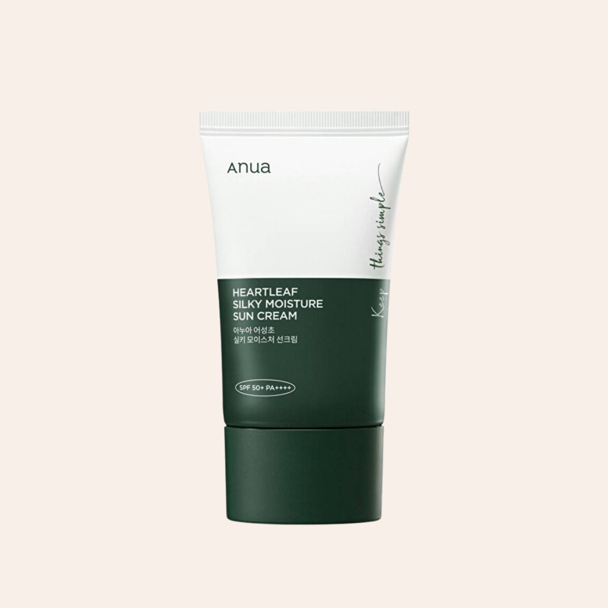 Anua Heartleaf Seidige Feuchtigkeits-Sonnencreme 50 ml