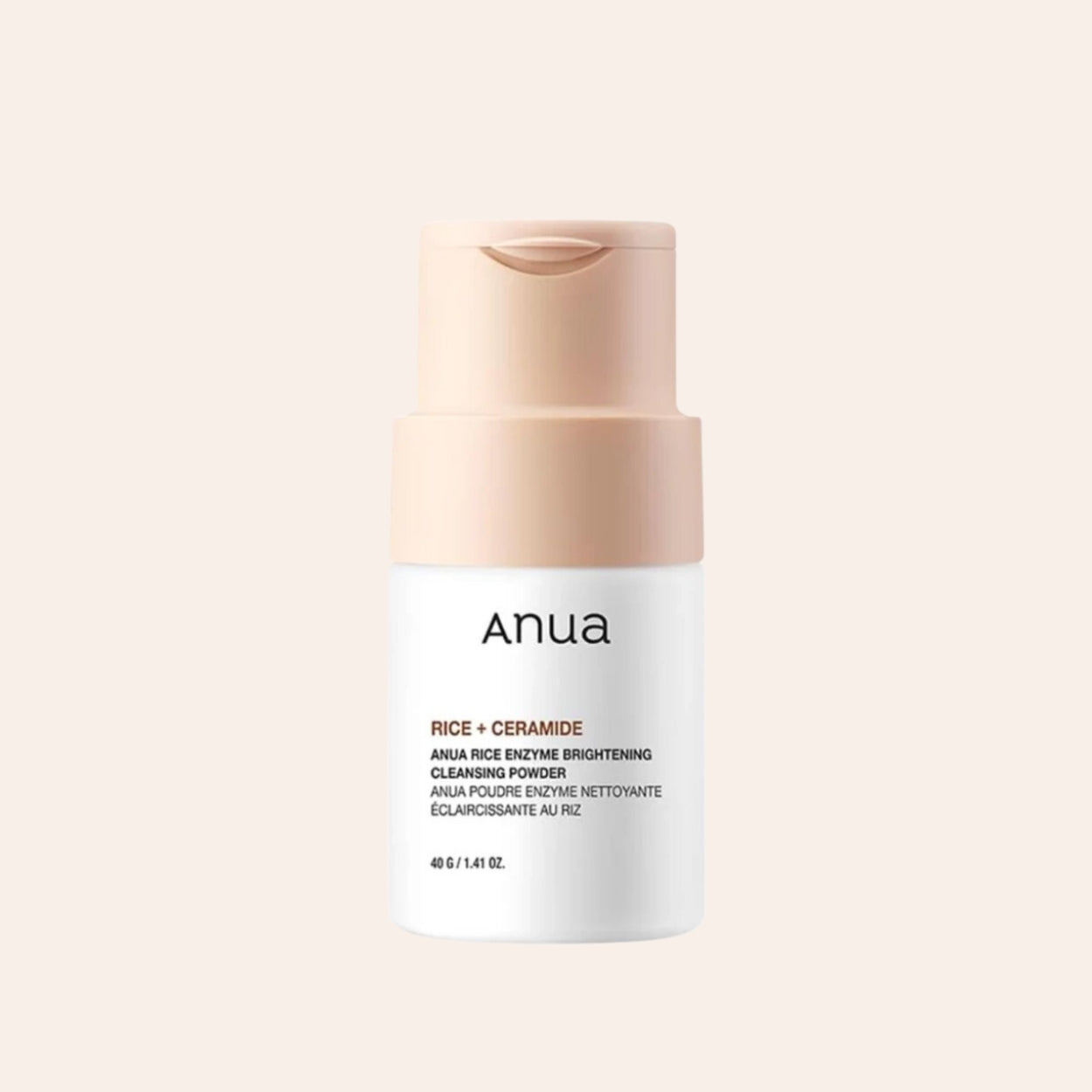 Anua Reis + Ceramid Enzym Aufhellendes Reinigungspuder 40 ml