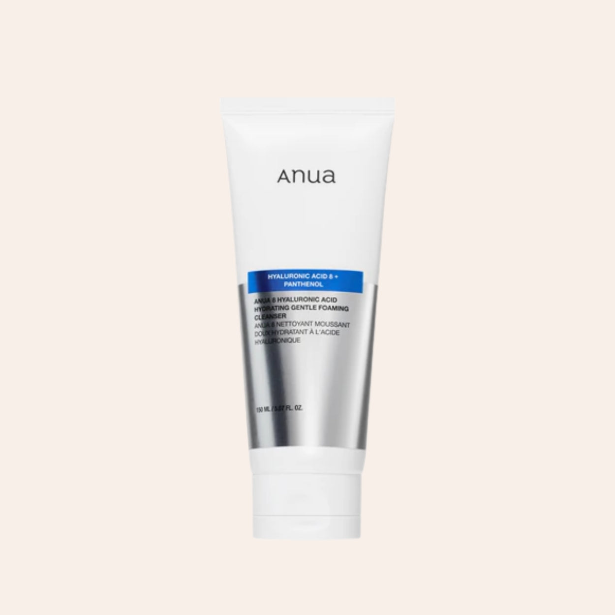 Anua Hyaluronsäure 8 + Panthenol Feuchtigkeitsspendender Sanfter Schäumender Reiniger 150 ml