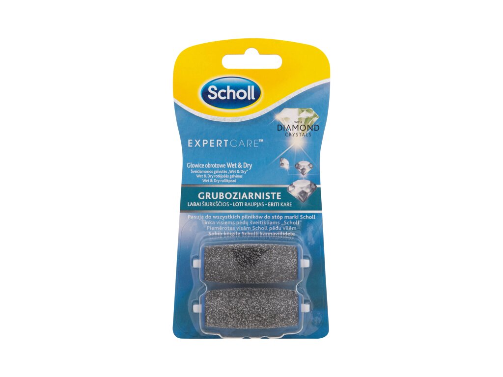 Scholl Expert Care Rolleraufsätze für Nass- und Trockenanwendung mit Diamantkristallen 2 ml