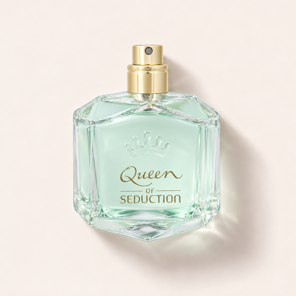 Flakon toaletní vody Banderas Queen of Seduction 80 ml, tester bez víčka, na světlém pozadí – MrRizz