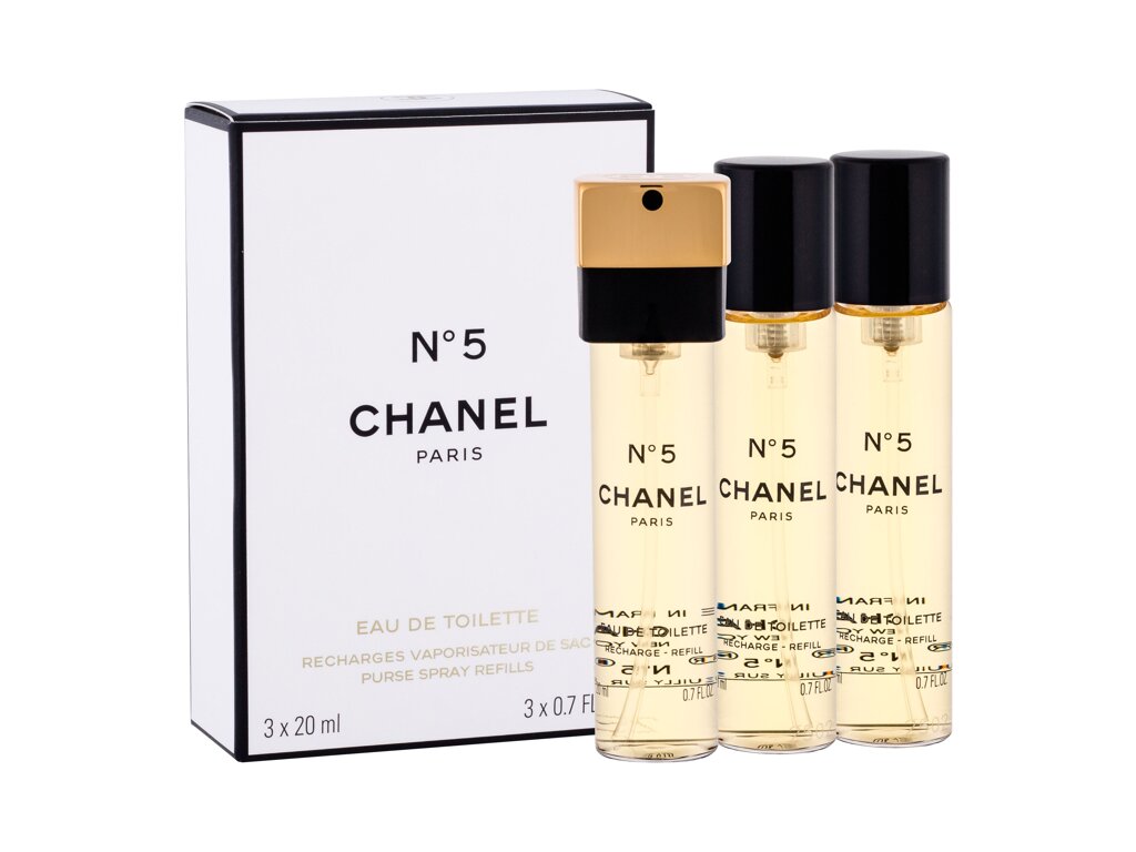 Chanel No.5 3x20 ml - 3x20ml - Toaletní voda