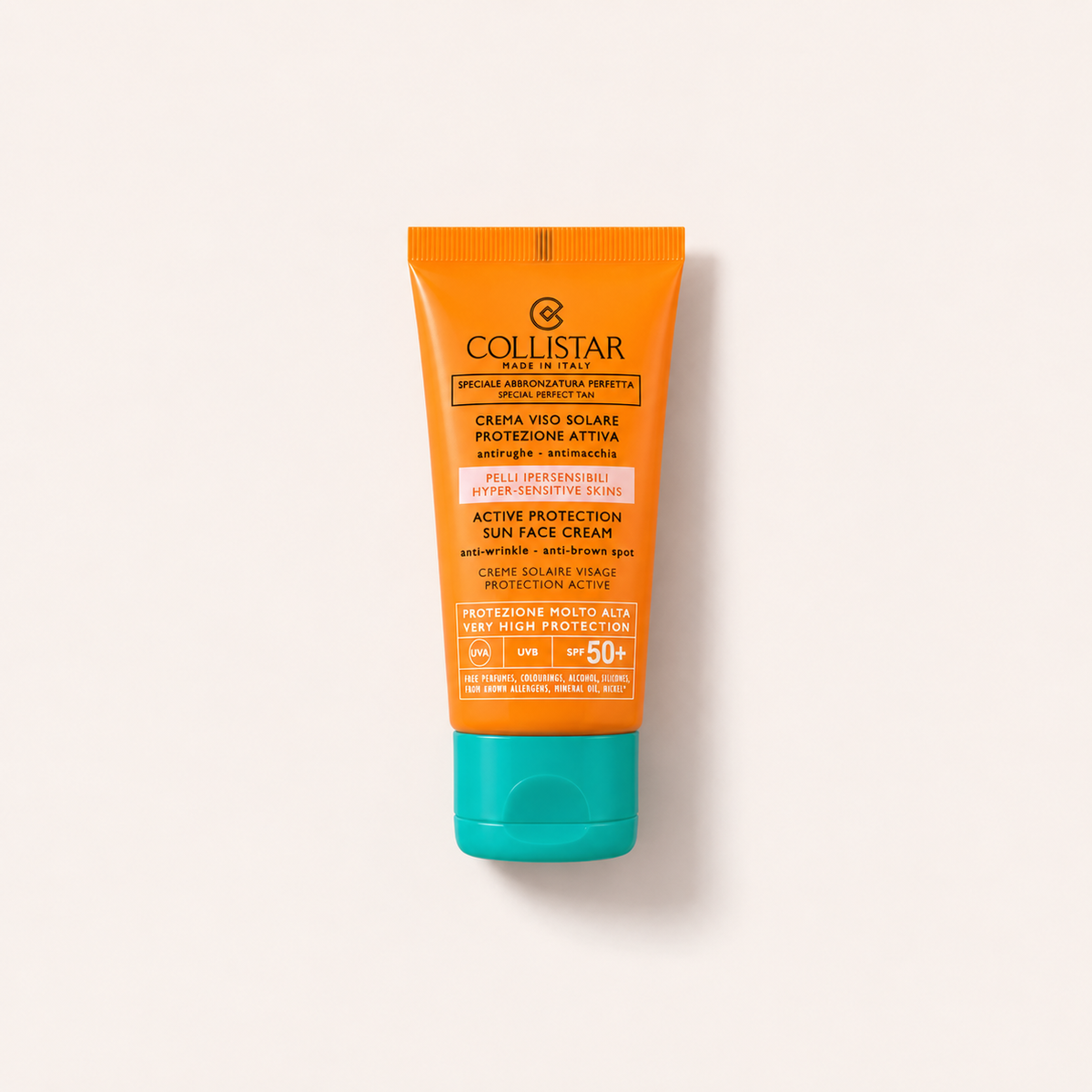 Collistar Special Perfect Tan Active Protection Sun Face 50 ml – opalovací přípravek na obličej – MrRizz