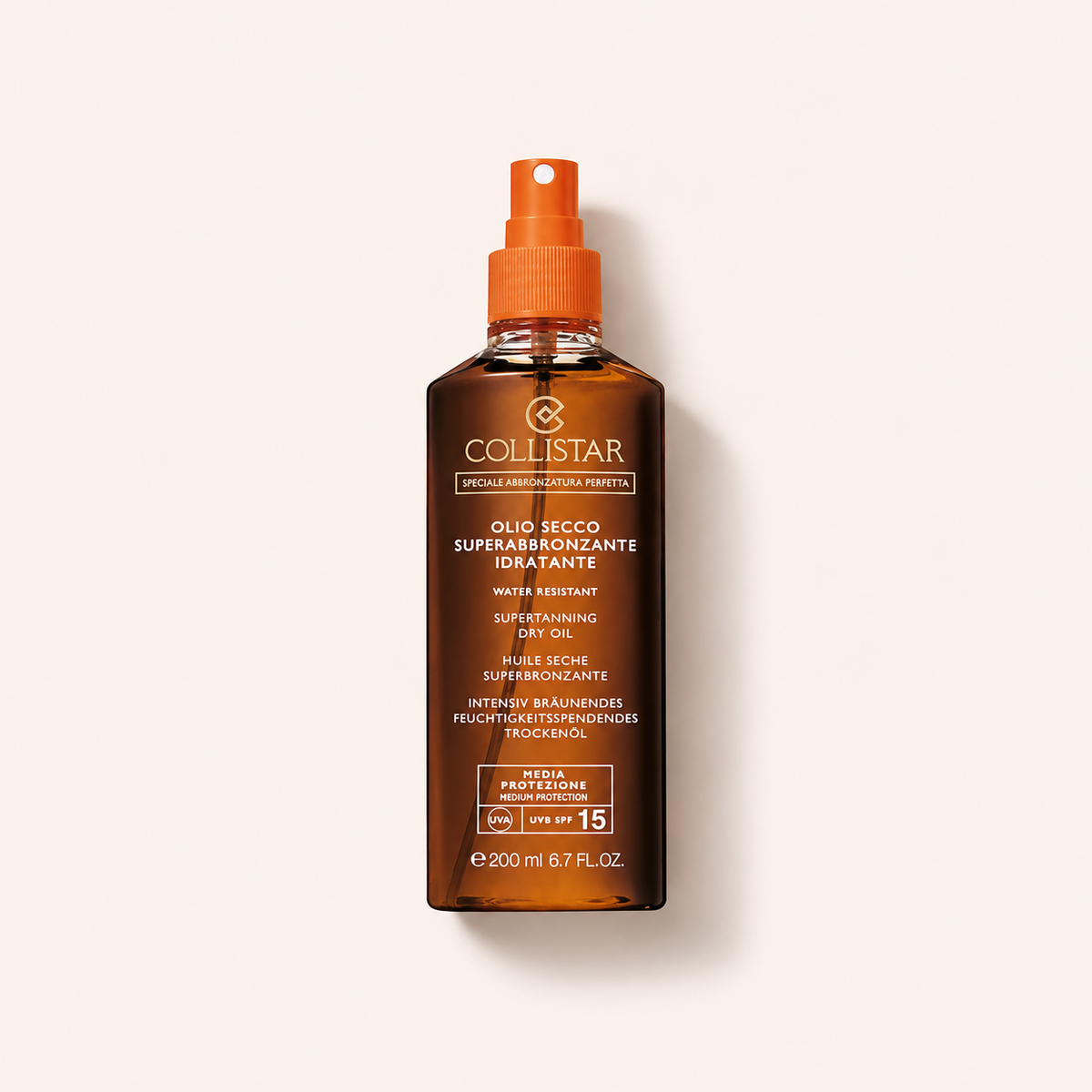 Collistar Special Perfect Tan Supertanning Moisturizing Dry Oil 200 ml – opalovací přípravek na tělo – MrRizz