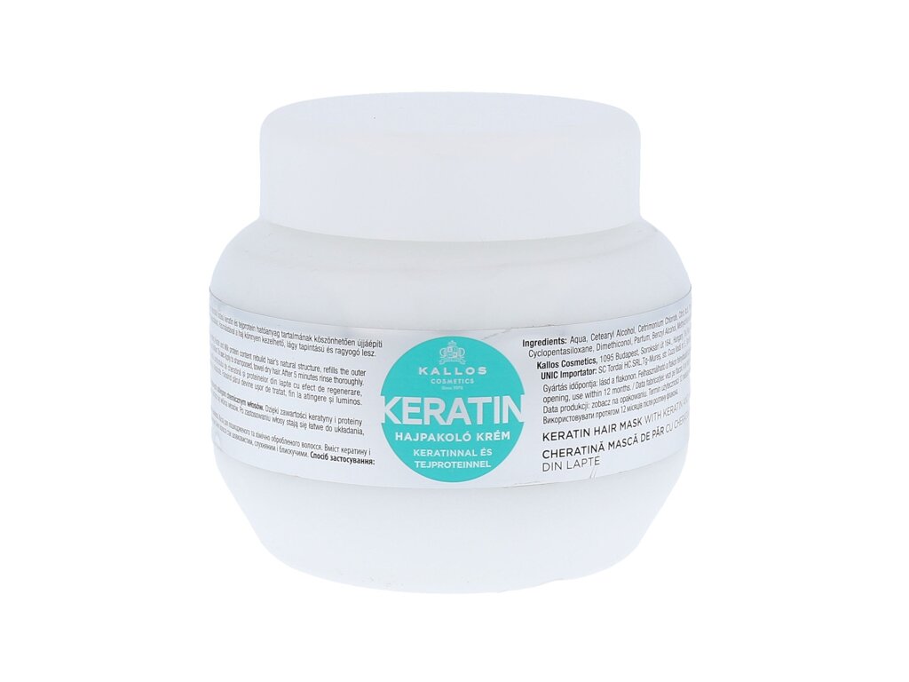 Kallos Cosmetics Keratin 275 ml - 275ml - Maska na vlasy