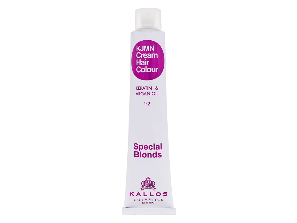 Kallos Cosmetics KJMN Cream Hair Colour Keratin & Argan Oil 100 ml - 100ml - Barva na vlasy