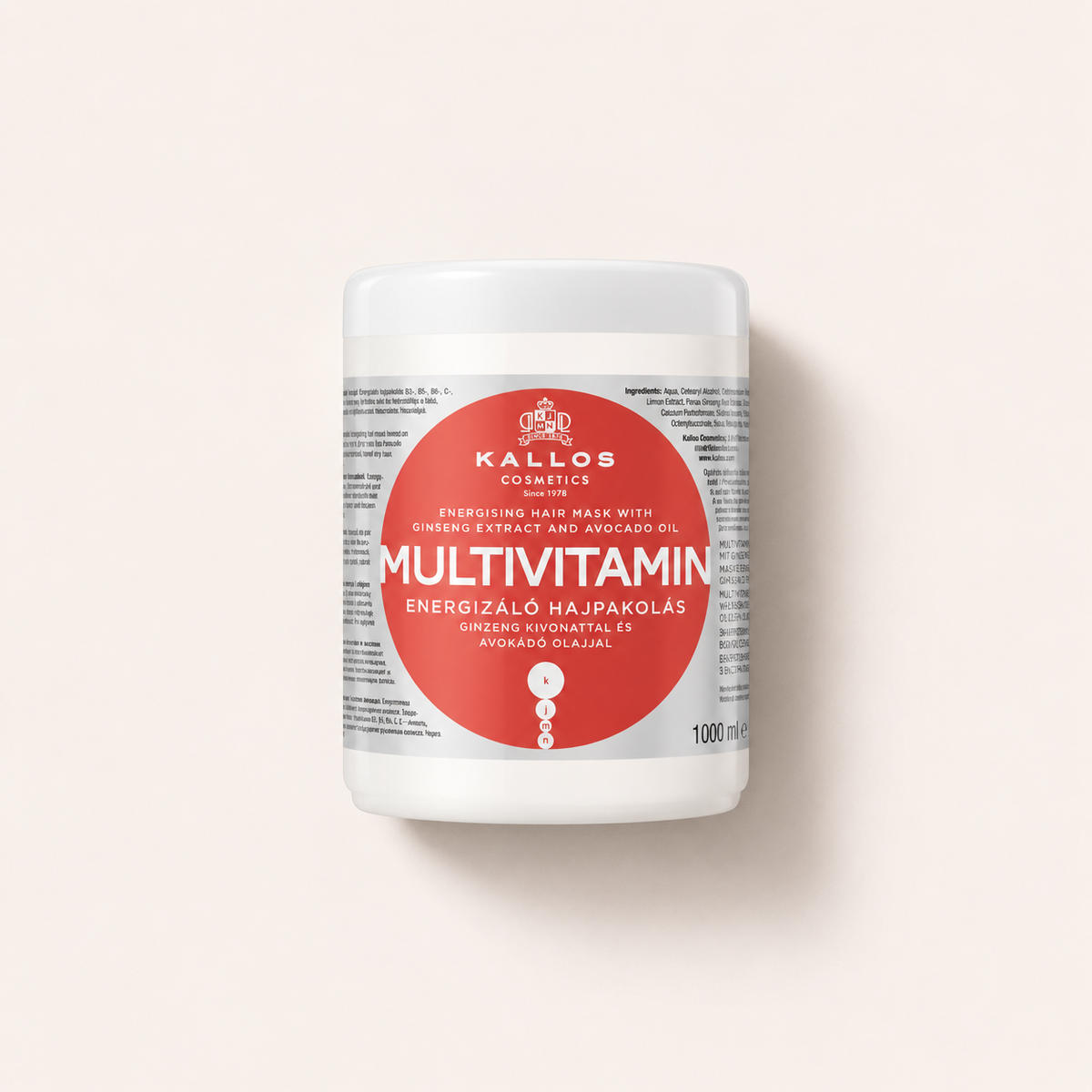 Kallos Cosmetics Multivitamin 1000 ml – maska na vlasy – MrRizz