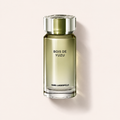 Flakon Karl Lagerfeld Bois de Yuzu EDT 100 ml na béžovém pozadí – MrRizz
