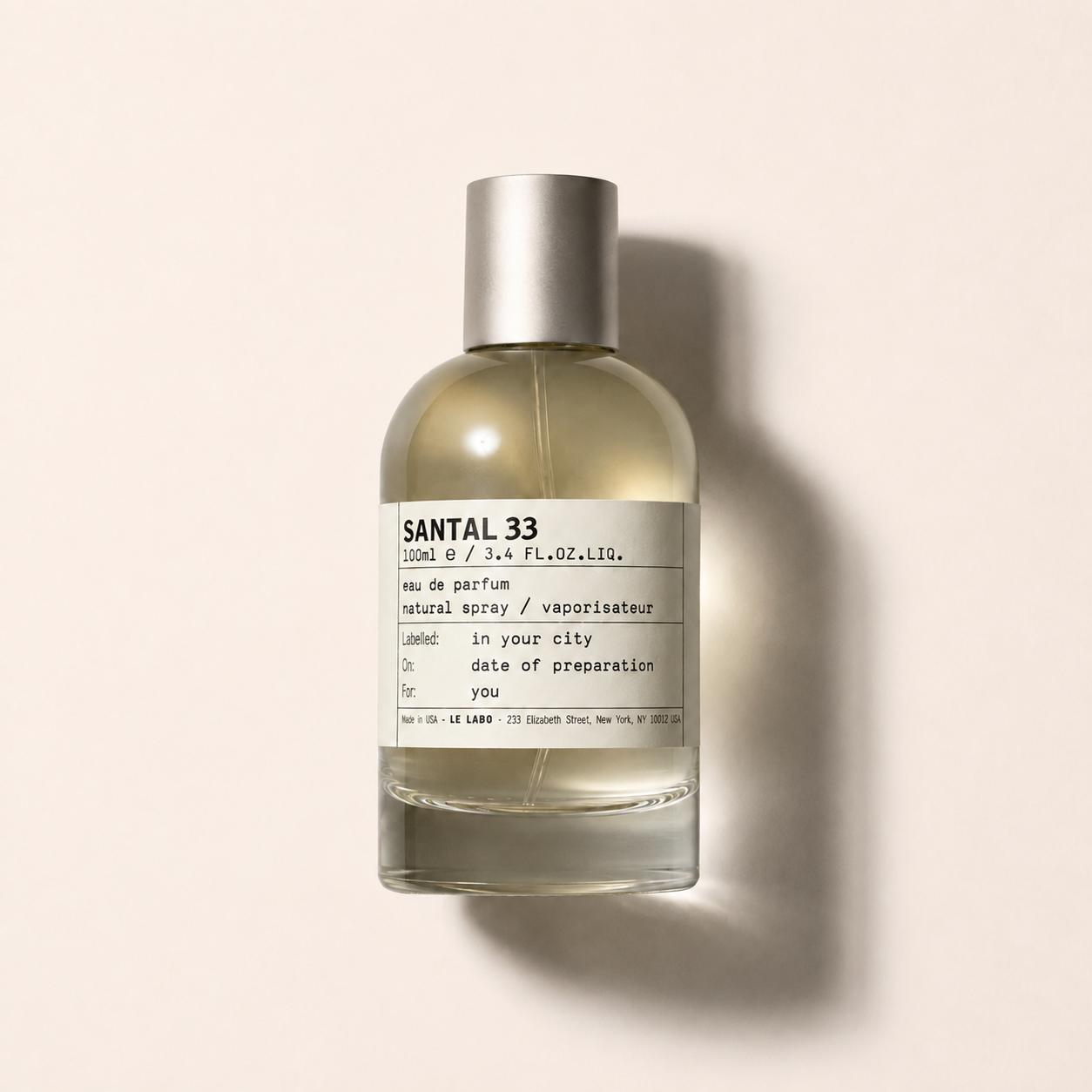 Le Labo Santal 33 – flakon parfému