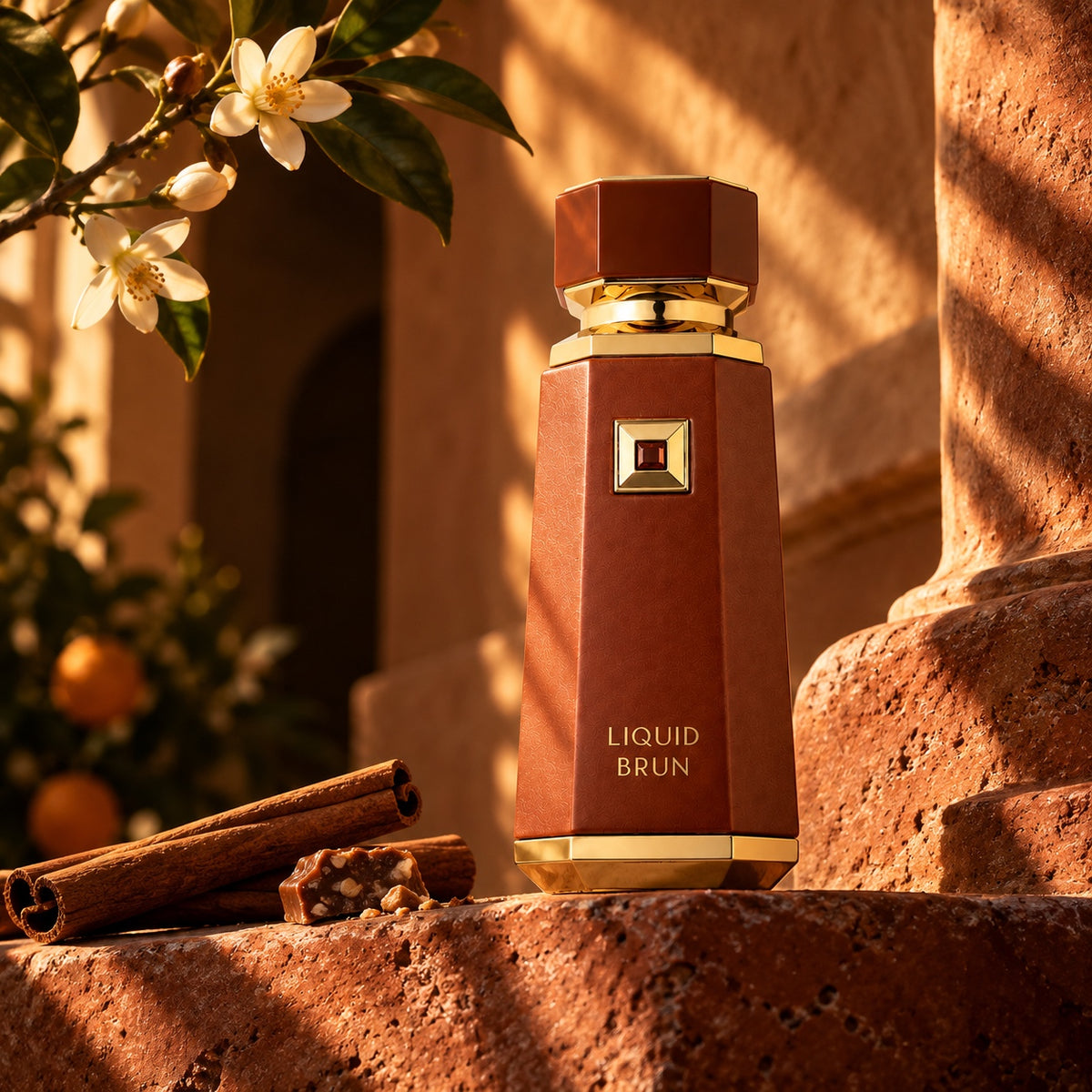 French Avenue Liquid Brun EDP 100 ml v hřejivé oranžerii se skořicí a pomerančovými květy – MrRizz