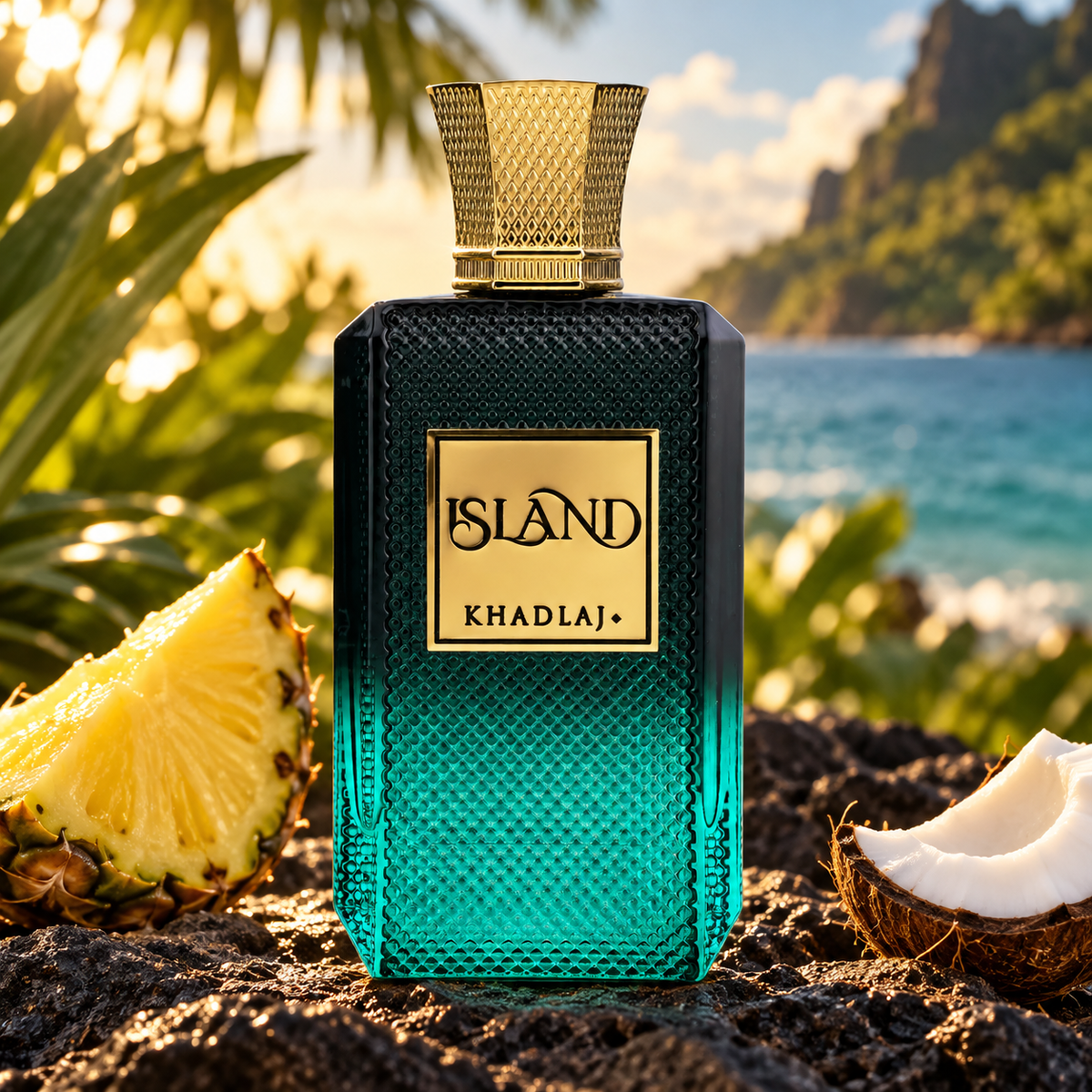 Khadlaj Island Extrait 100 ml – produkt v prostředí