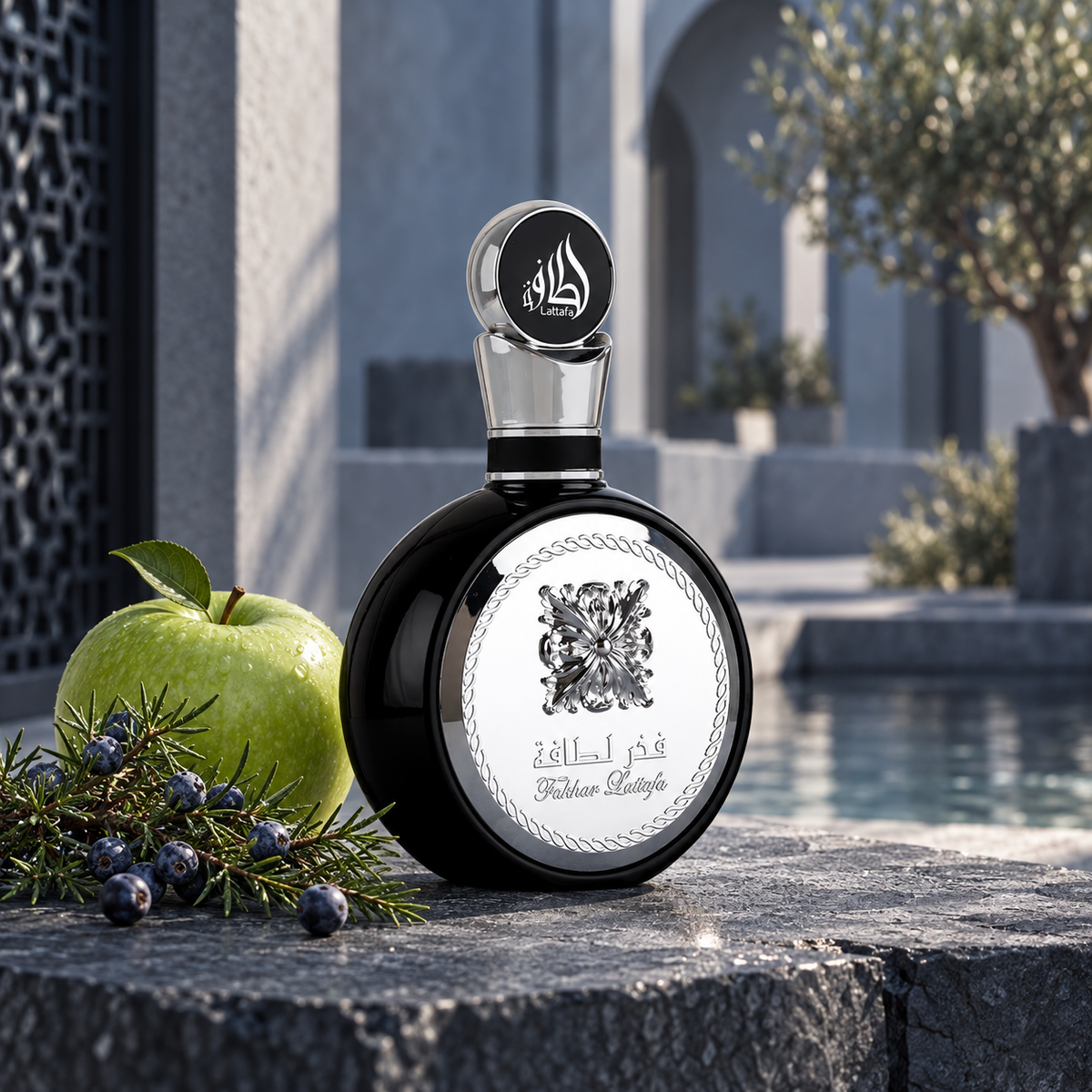 Lattafa Fakhar Lattafa EDP 100 ml – produkt v prostředí