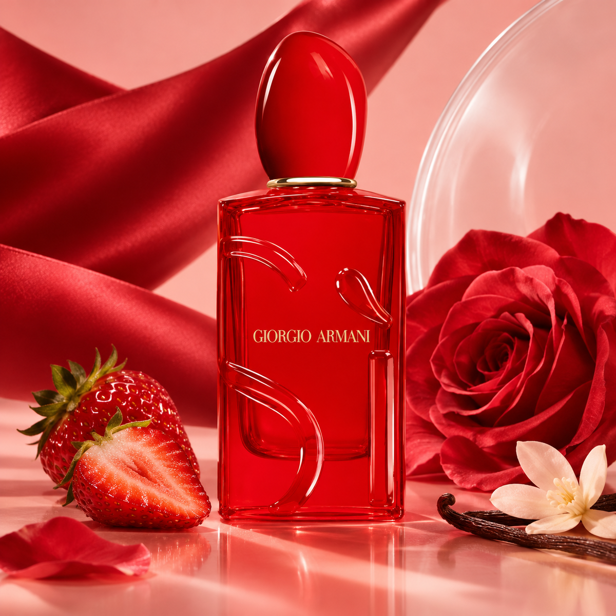Giorgio Armani Si Passione Red Musk 50 ml – produkt v prostředí