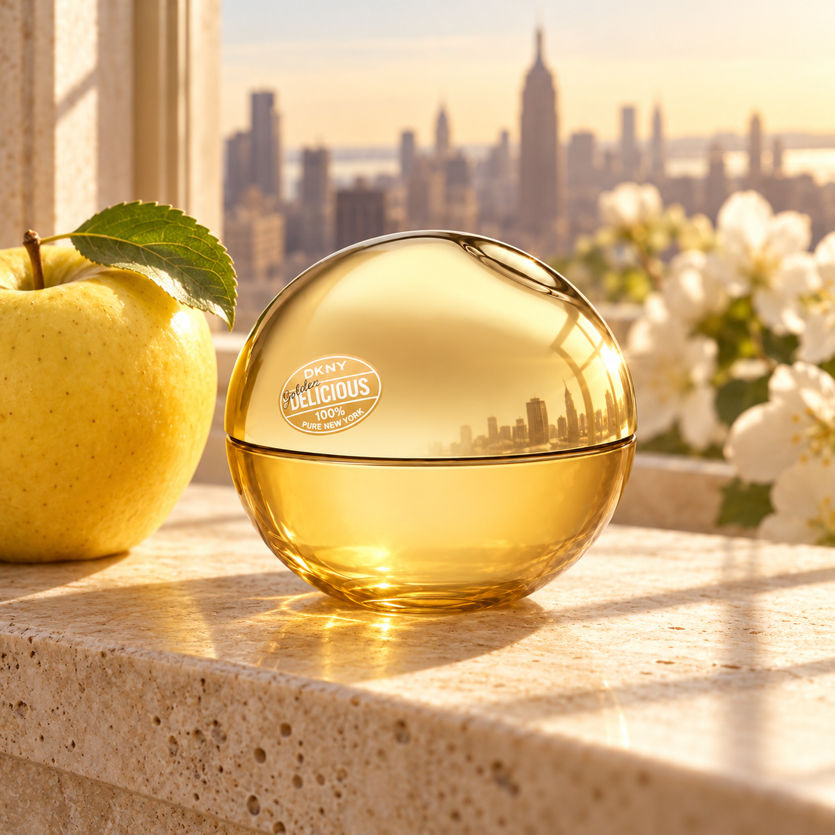 DKNY Golden Delicious 30 ml v kreativním zátiší – MrRizz