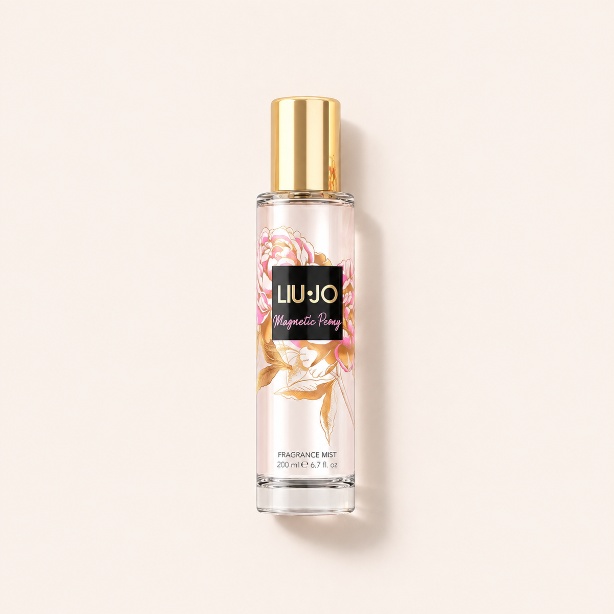 Liu Jo Magnetic Peony tělový sprej 200 ml na béžovém pozadí – MrRizz