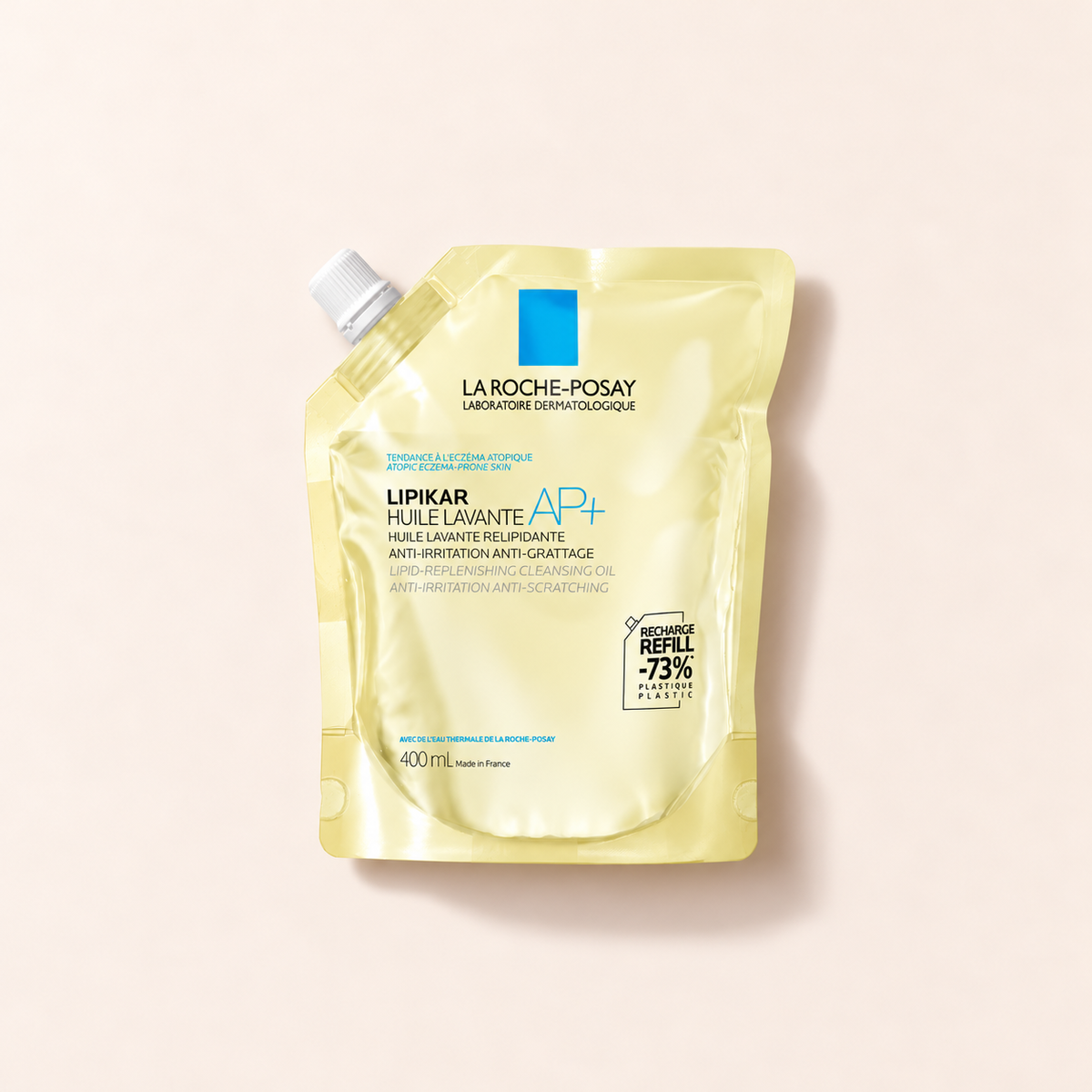 La Roche-Posay Lipikar Cleansing Oil AP+ 400 ml – titulní produktová fotografie – MrRizz