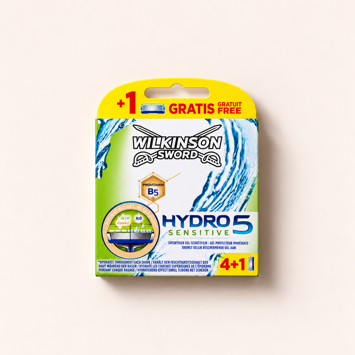 Wilkinson Sword Hydro 5 Sensitive – 5 náhradních hlavic (4+1) – MrRizz