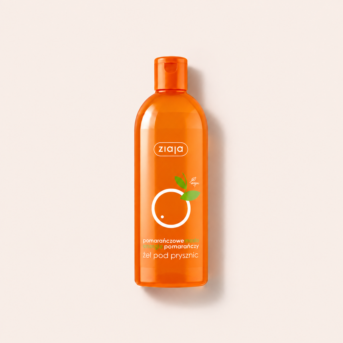 Ziaja Orange Butter sprchový krém 500 ml na béžovém pozadí – MrRizz