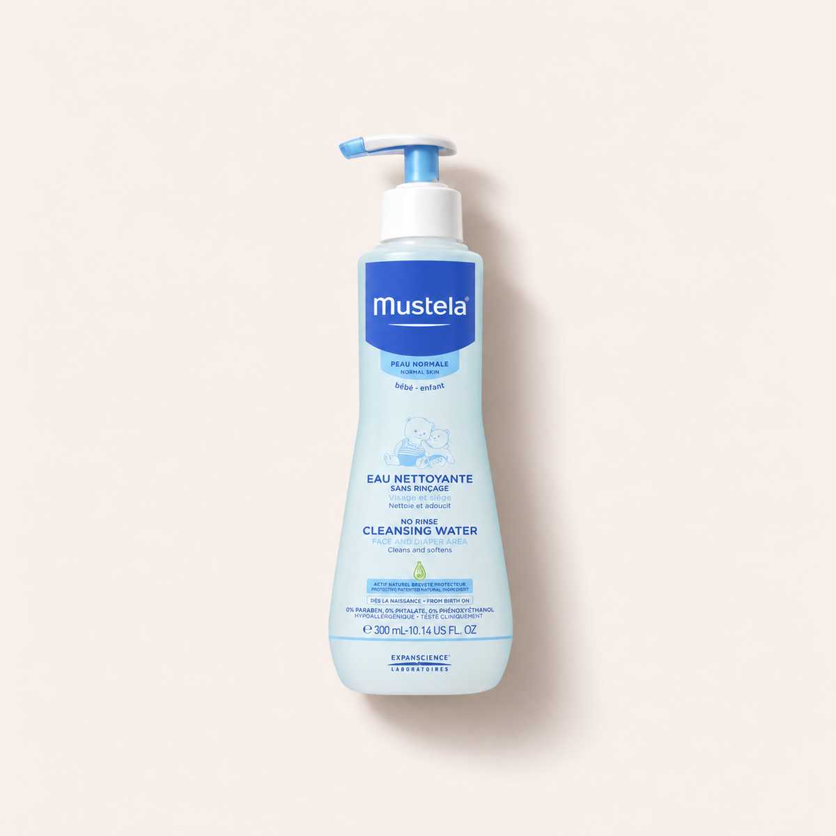Mustela Bébé Cleansing Water 300 ml – čisticí voda – MrRizz