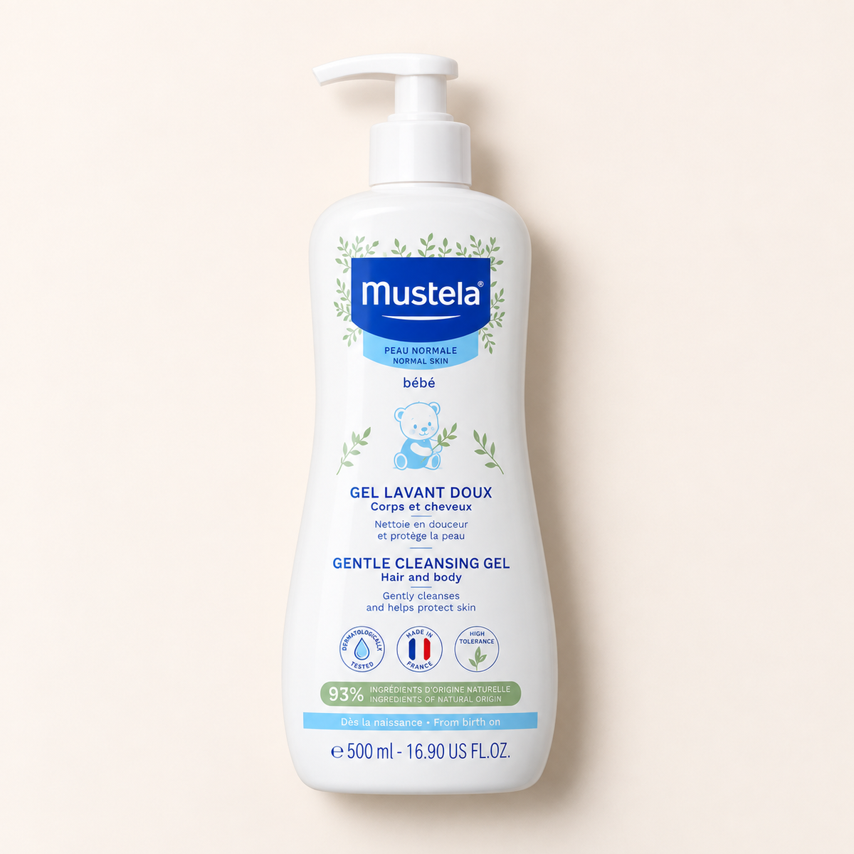 Mustela Bébé Gentle Cleansing Gel 500 ml – MrRizz