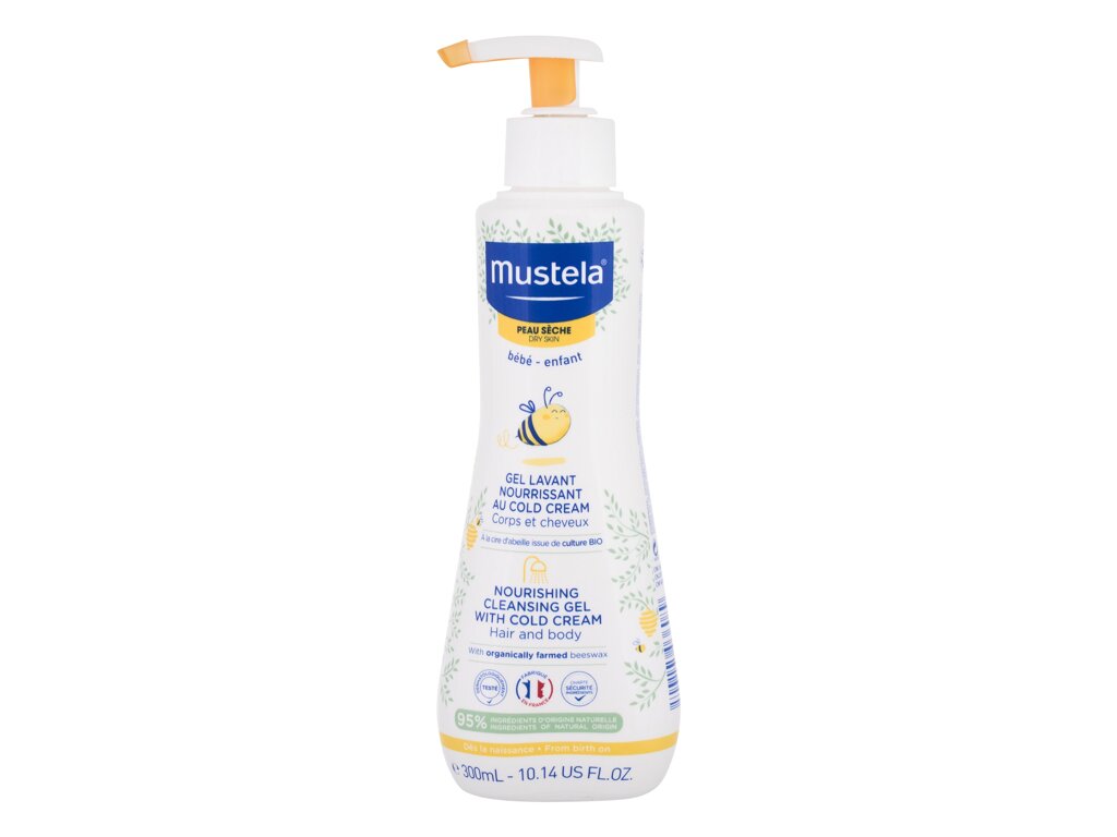 Mustela Bébé Nourishing Cleansing Gel with Cold Cream 300 ml - 300ml - Sprchový gel
