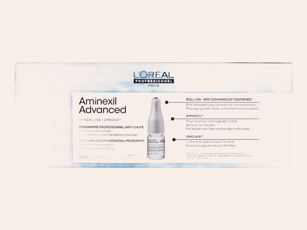 L’Oréal Professionnel Aminexil Advanced Anti-Hair Loss Professional Programme 42x6 ml - 42x6ml - Sérum na vlasy