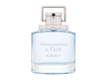 Flakon Abercrombie & Fitch Away EDT 100 ml na béžovém pozadí – MrRizz