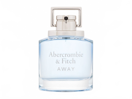 Flakon Abercrombie & Fitch Away EDT 100 ml na béžovém pozadí – MrRizz