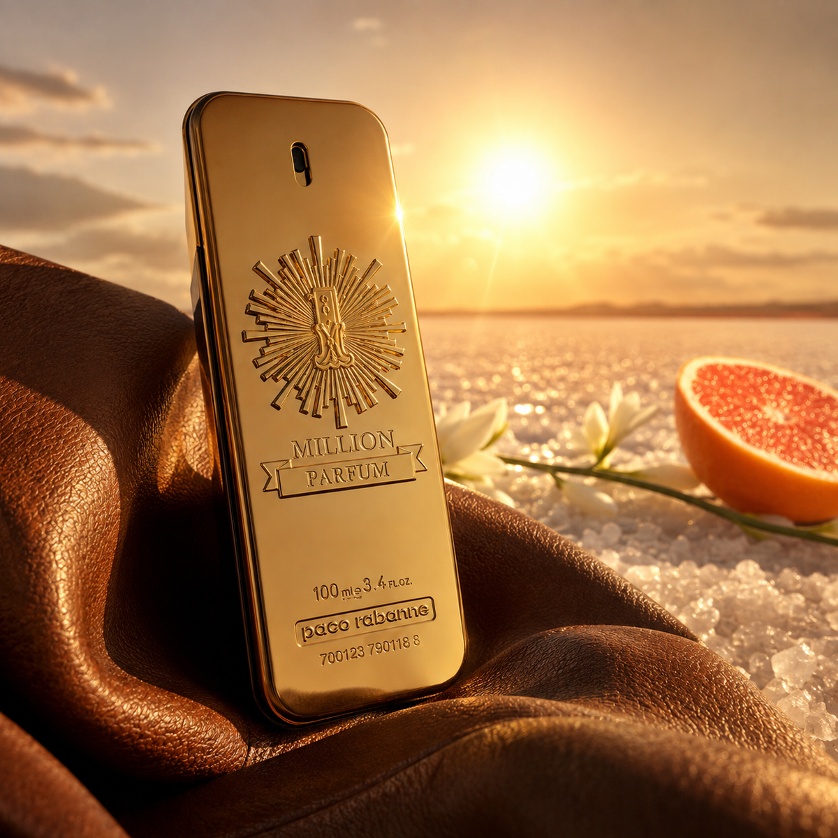 Paco Rabanne 1 Million Parfum na slaném horizontu se solar leather – MrRizz