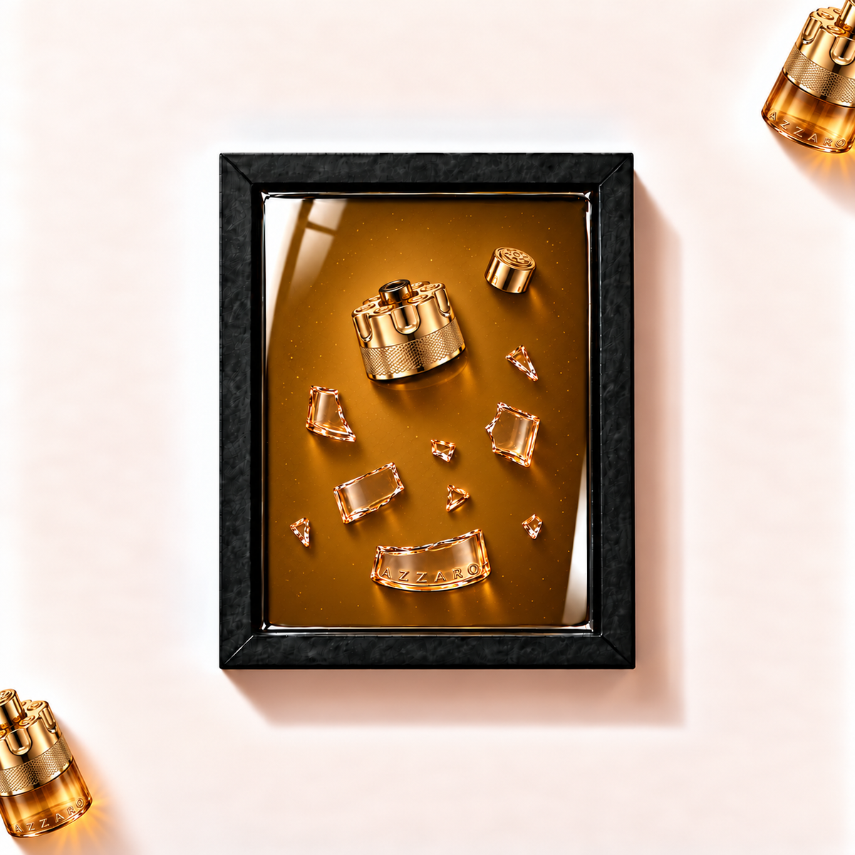 Parfémový obraz Azzaro Forever Wanted Elixir – ilustrační fotografie
