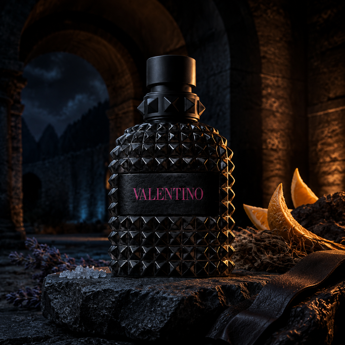 Valentino Born In Roma Extradose Uomo – noční římské zátiší s citrusy, vetiverem a kůží – MrRizz
