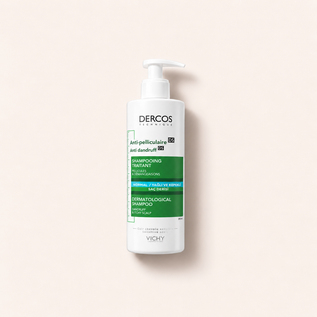 Vichy Dercos Anti-Dandruff Normal to Oily Hair 390 ml – šampon – MrRizz