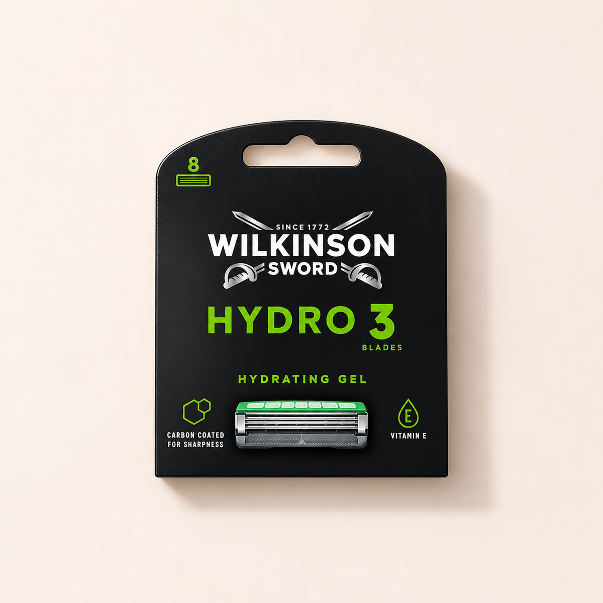 Wilkinson Sword Hydro 3 Hydrating Gel – náhradní hlavice 8 kusů