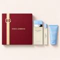 Dolce&Gabbana Light Blue dárková sada s toaletní vodou 100 ml, cestovním sprejem 10 ml a tělovým krémem 50 ml – MrRizz