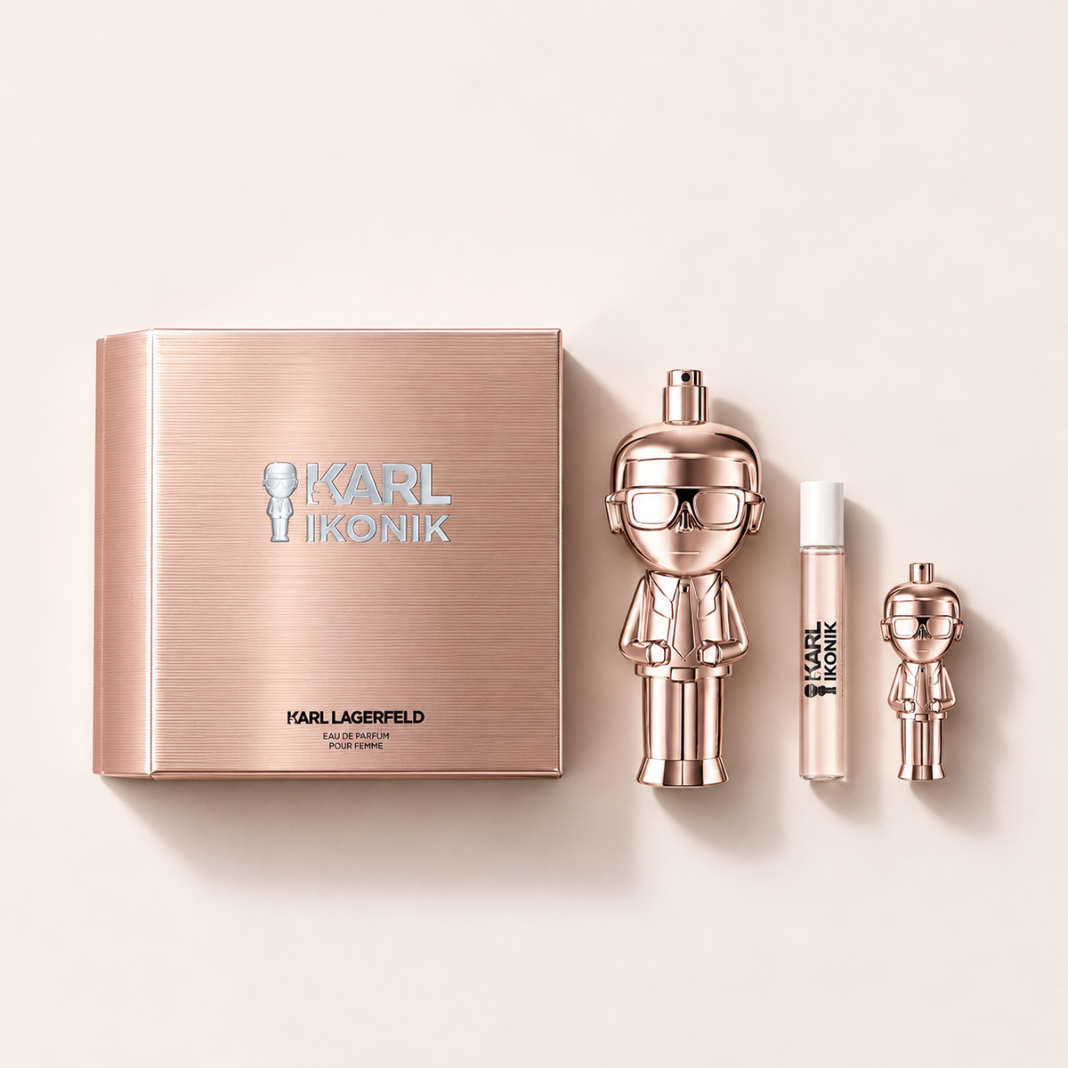 Karl Lagerfeld Ikonik Pour Femme, dárková sada tří vůní – MrRizz
