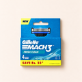 Gillette Mach3 Fresh Clean náhradní holicí hlavice, 4 kusy – MrRizz