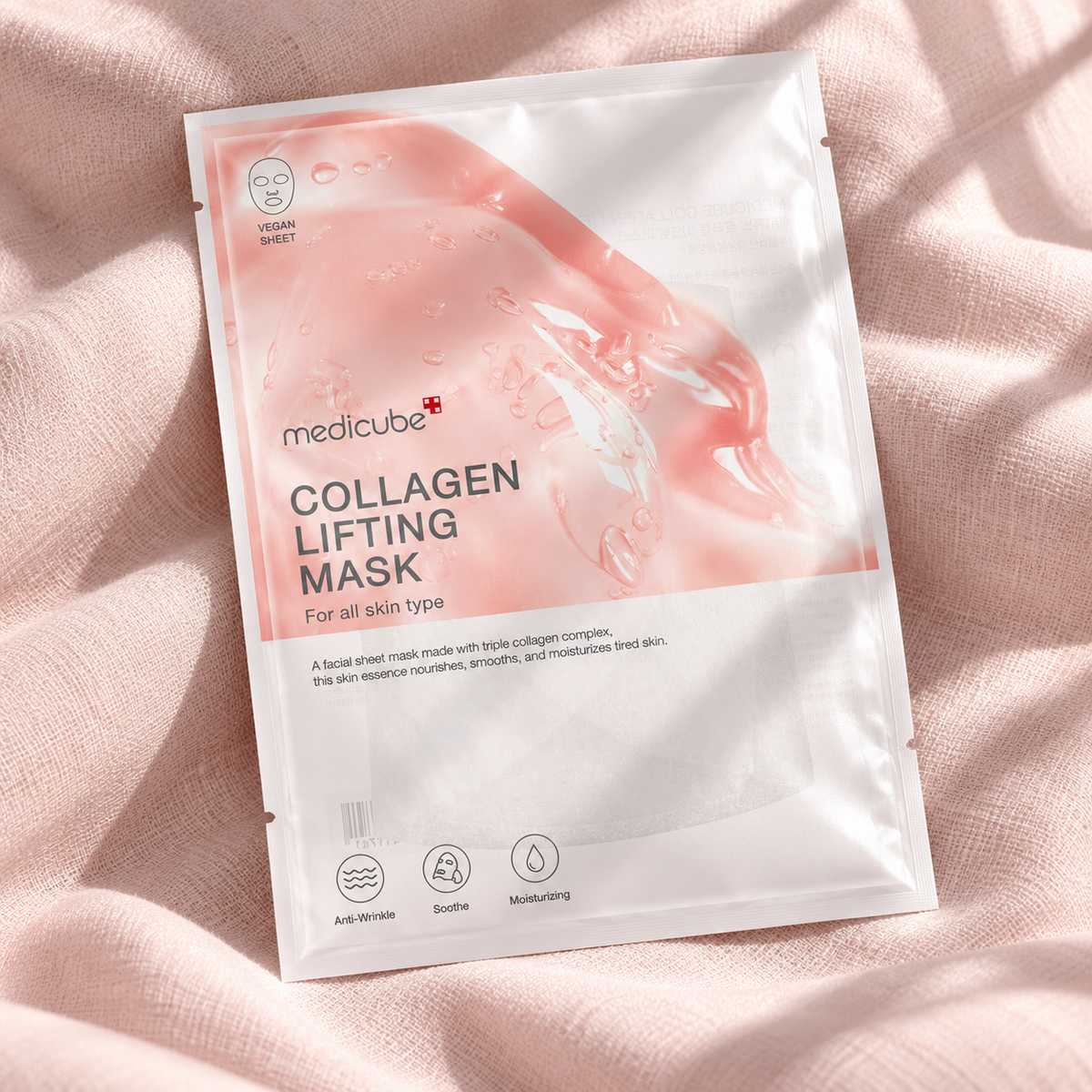 Medicube Collagen Lifting Mask 27 ml – atmosférická fotografie – MrRizz