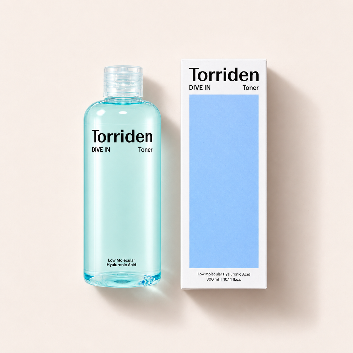 Torriden Dive In Low Molecular Hyaluronic Acid Toner 300 ml – produkt s obalem – MrRizz