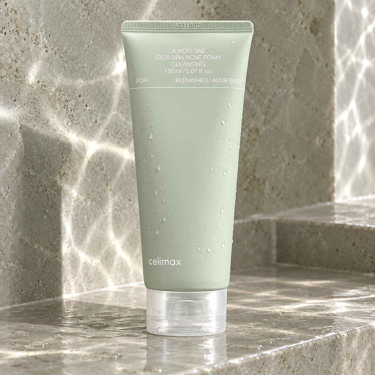 Celimax Ji Woo Gae Cica BHA Acne Foam Cleansing 150 ml – atmosférická fotografie – MrRizz