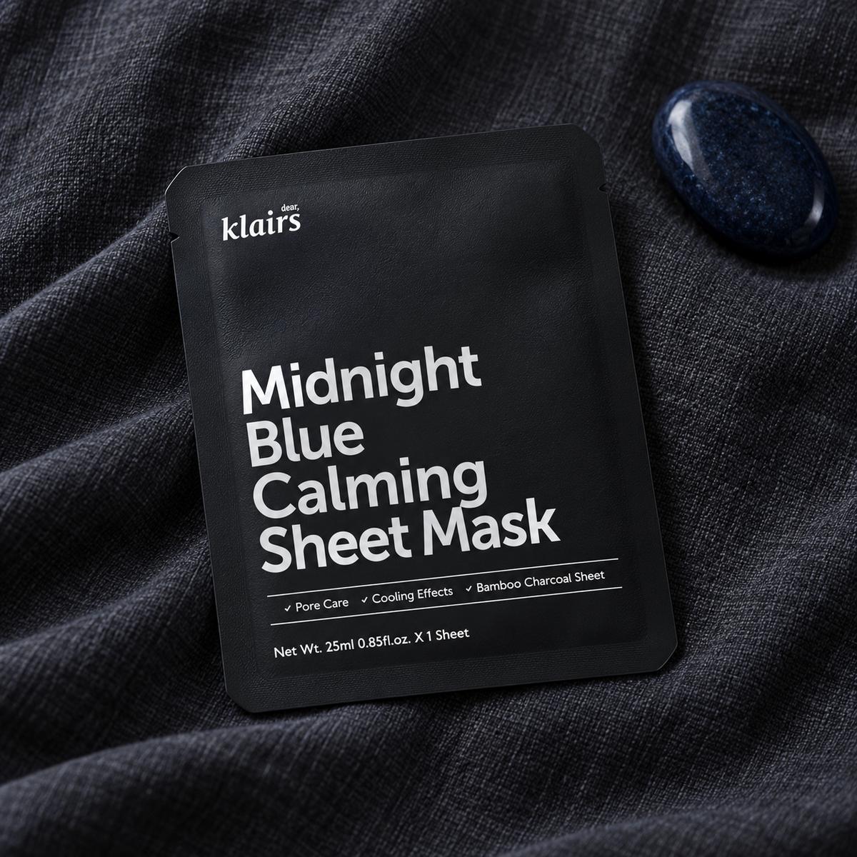 Dear, Klairs Midnight Blue Calming Sheet Mask 25 ml – atmosférická fotografie – MrRizz