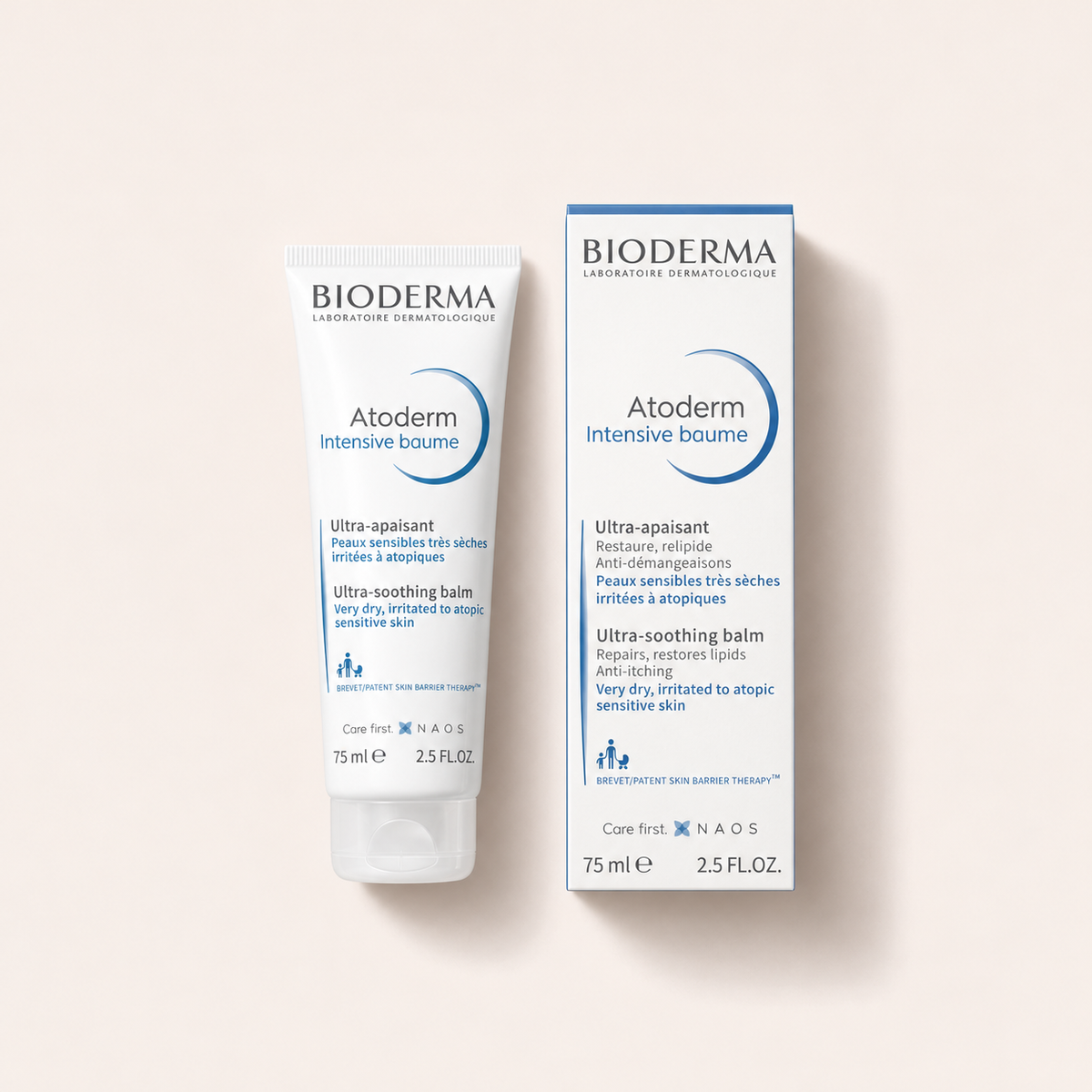 BIODERMA Atoderm Intensive Baume 75 ml – výrobek s originálním obalem – MrRizz