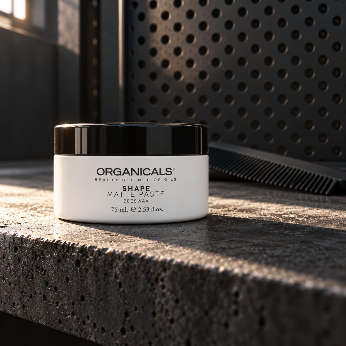 Organicals Shape Matte Paste Vosk na vlasy 75 ml – atmosférická fotografie – MrRizz