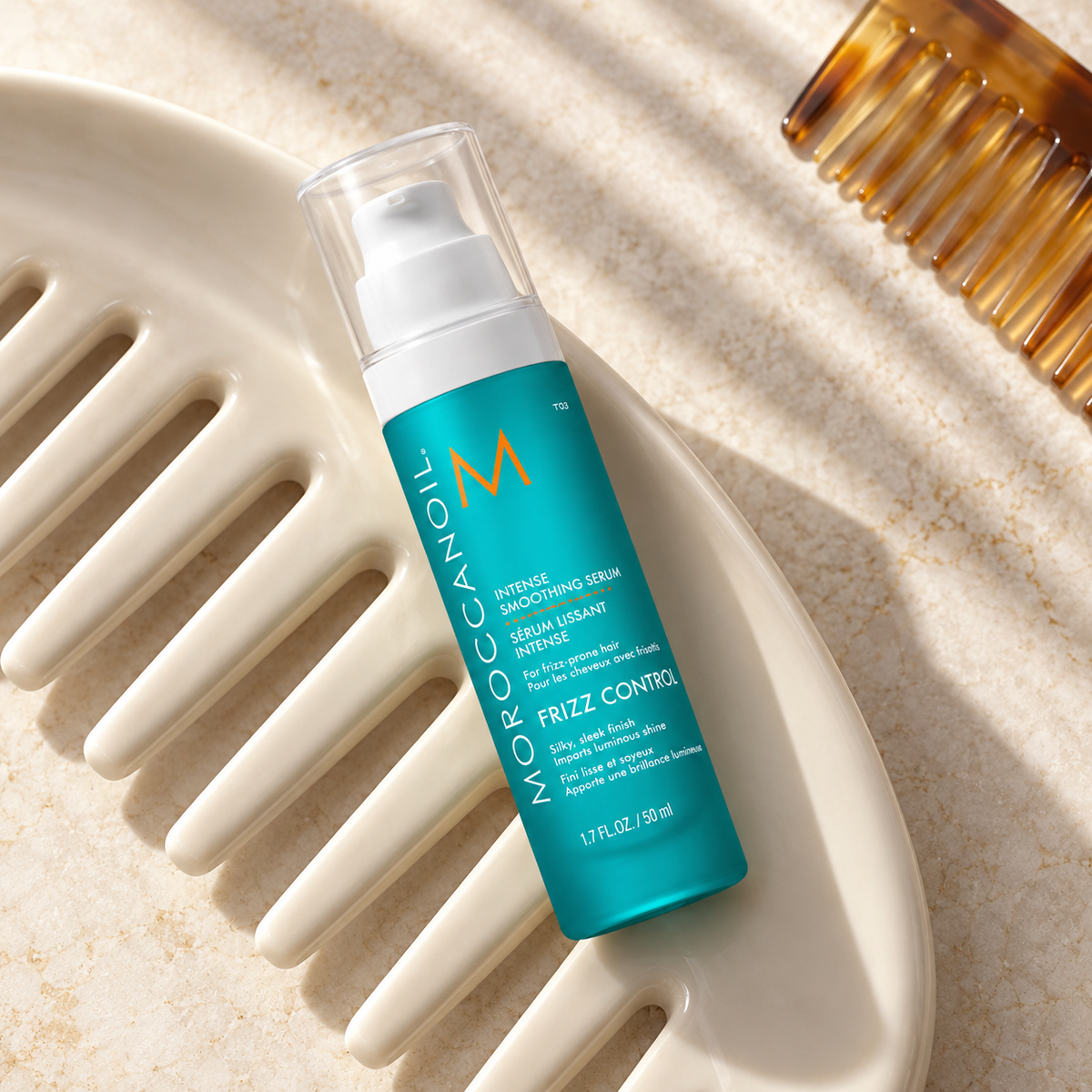Moroccanoil Frizz Control Intense Smoothing Serum 50 ml – atmosférická fotografie – MrRizz